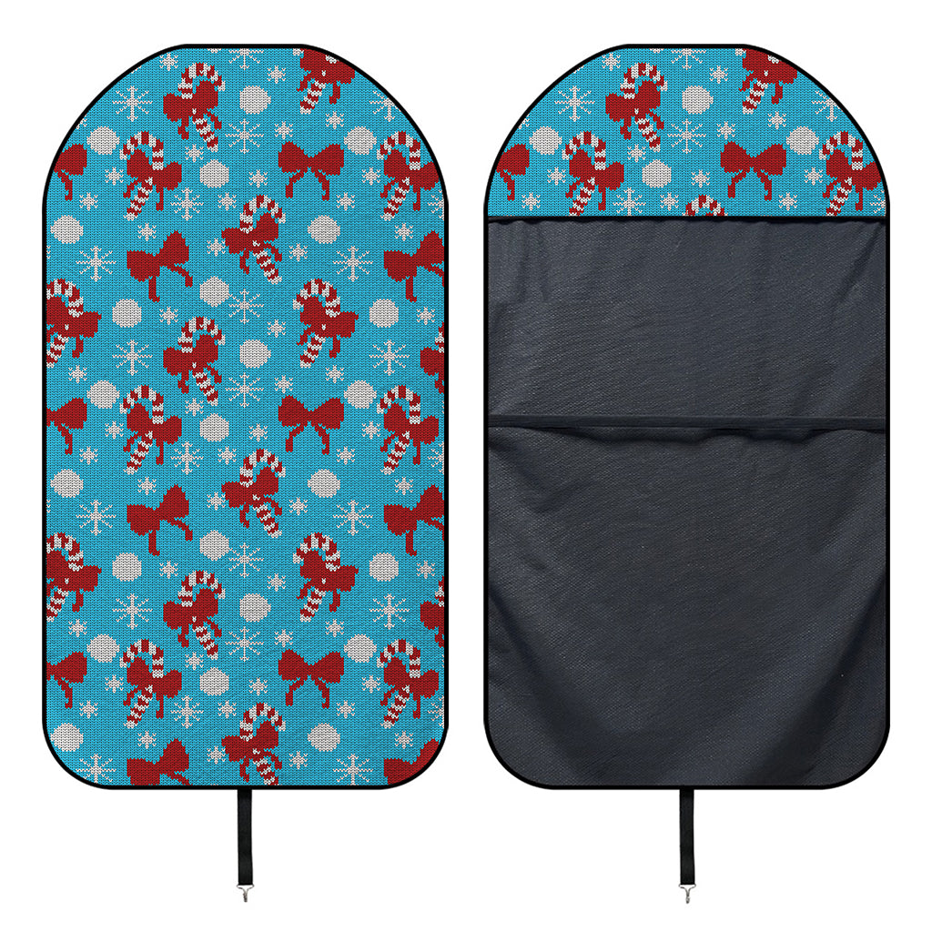 Christmas Party Knitted Pattern Print Waterproof Car Seat Cover