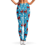 Christmas Party Knitted Pattern Print Women's Leggings