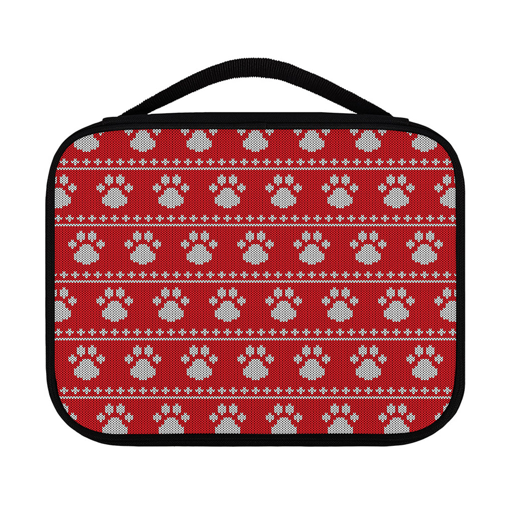 Christmas Paw Knitted Pattern Print Classic Bible Case