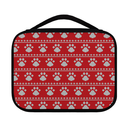 Christmas Paw Knitted Pattern Print Classic Bible Case