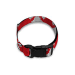 Christmas Paw Knitted Pattern Print Dog Collar