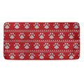 Christmas Paw Knitted Pattern Print Towel
