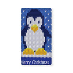 Christmas Penguin Knitted Print Baby Crib Sheet