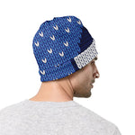 Christmas Penguin Knitted Print Beanie
