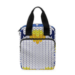 Christmas Penguin Knitted Print Bible Tote Bag