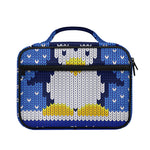 Christmas Penguin Knitted Print Briefcase Bible Bag