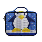 Christmas Penguin Knitted Print Briefcase Bible Bag
