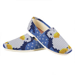 Christmas Penguin Knitted Print Casual Shoes
