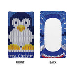 Christmas Penguin Knitted Print Changing Pad Cover