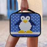 Christmas Penguin Knitted Print Classic Bible Case