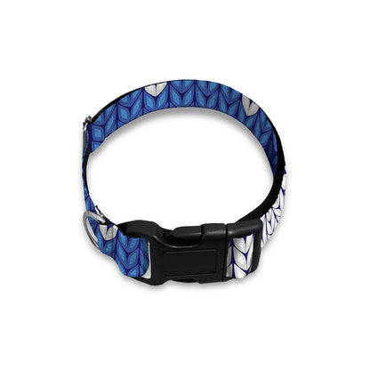Christmas Penguin Knitted Print Dog Collar