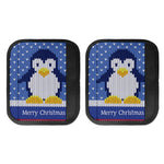 Christmas Penguin Knitted Print Handle Covers