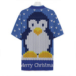 Christmas Penguin Knitted Print Hawaiian Shirt