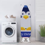 Christmas Penguin Knitted Print Ironing Board Cover
