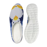 Christmas Penguin Knitted Print Mesh Casual Shoes