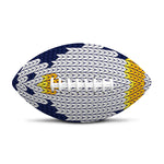 Christmas Penguin Knitted Print Rugby Ball