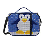 Christmas Penguin Knitted Print Shoulder Strap Bible Bag