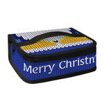 Christmas Penguin Knitted Print Small Lunch Bag