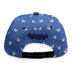 Christmas Penguin Knitted Print Snapback Cap