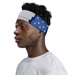 Christmas Penguin Knitted Print Sports Headband