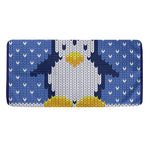 Christmas Penguin Knitted Print Towel