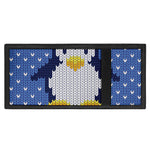 Christmas Penguin Knitted Print Trifold Wallet