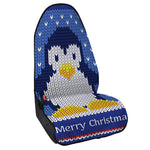 Christmas Penguin Knitted Print Waterproof Car Seat Cover