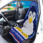 Christmas Penguin Knitted Print Waterproof Car Seat Cover