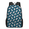Christmas Polar Bear Pattern Print 17 Inch Backpack