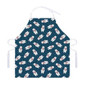 Christmas Polar Bear Pattern Print Adjustable Apron