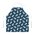 Christmas Polar Bear Pattern Print Adjustable Apron