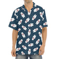 Christmas Polar Bear Pattern Print Aloha Shirt