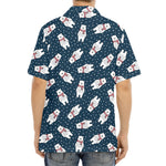 Christmas Polar Bear Pattern Print Aloha Shirt