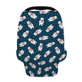 Christmas Polar Bear Pattern Print Baby Seat Cover