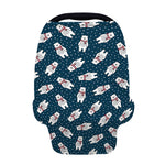 Christmas Polar Bear Pattern Print Baby Seat Cover