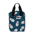 Christmas Polar Bear Pattern Print Bible Tote Bag