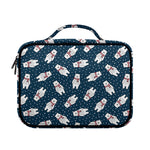 Christmas Polar Bear Pattern Print Briefcase Bible Bag