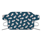 Christmas Polar Bear Pattern Print Car Windshield Snow Cover