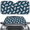 Christmas Polar Bear Pattern Print Car Windshield Sun Shade