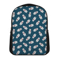 Christmas Polar Bear Pattern Print Casual Backpack