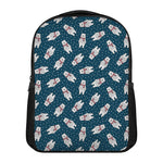 Christmas Polar Bear Pattern Print Casual Backpack