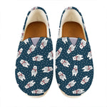 Christmas Polar Bear Pattern Print Casual Shoes