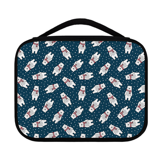 Christmas Polar Bear Pattern Print Classic Bible Case