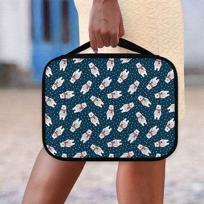 Christmas Polar Bear Pattern Print Classic Bible Case