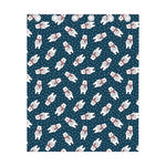 Christmas Polar Bear Pattern Print Curtain