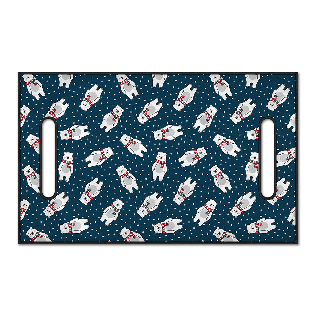 Christmas Polar Bear Pattern Print Golf Cart Seat Cover