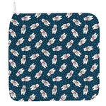 Christmas Polar Bear Pattern Print Hand Towel