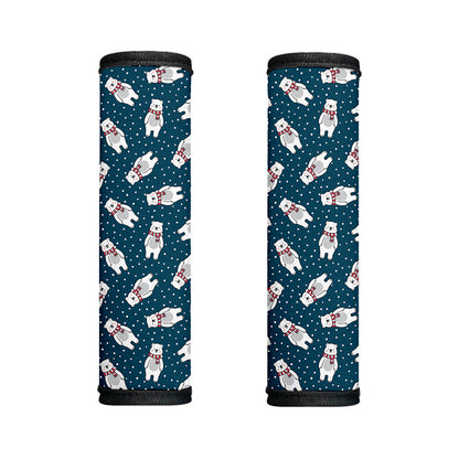 Christmas Polar Bear Pattern Print Handle Covers