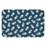 Christmas Polar Bear Pattern Print Indoor Door Mat