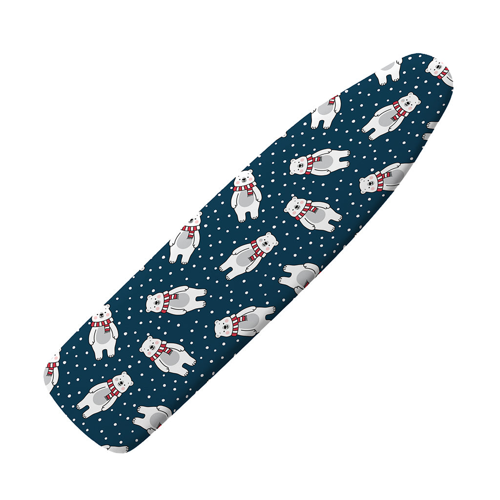 Christmas Polar Bear Pattern Print Ironing Board Cover